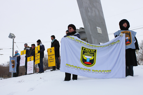 Пикет в поддержку никелькомбината никельщики не поддержали