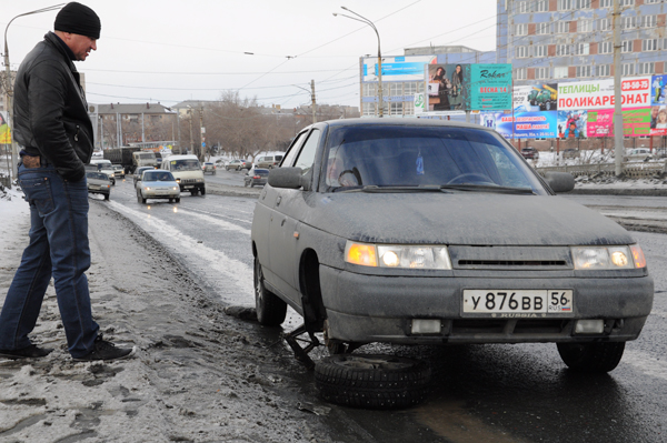 Западня на гагаринском путепроводе