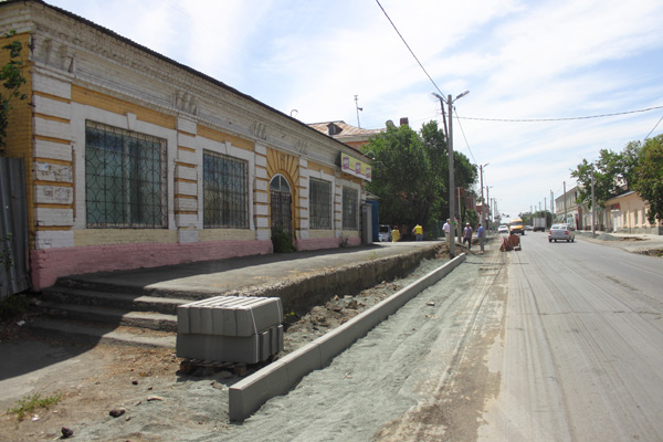 Глава недоволен благоустройством улицы Советской