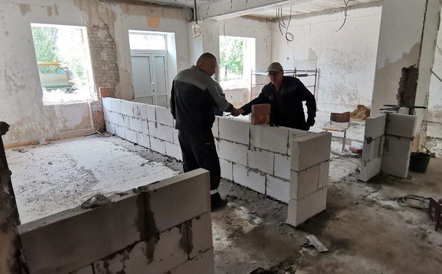 Ремонт школы завершат к концу года