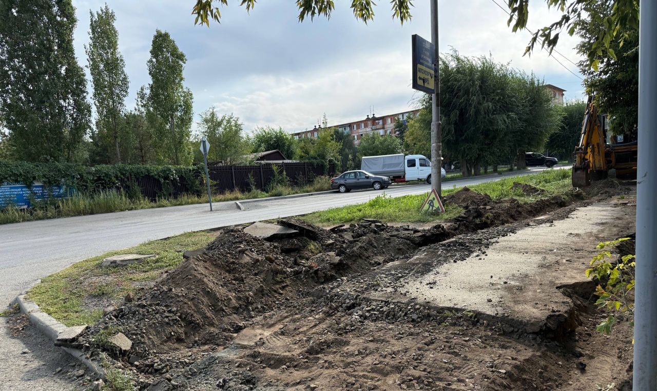 Дорога к комфорту: обновление тротуара на улице Московской