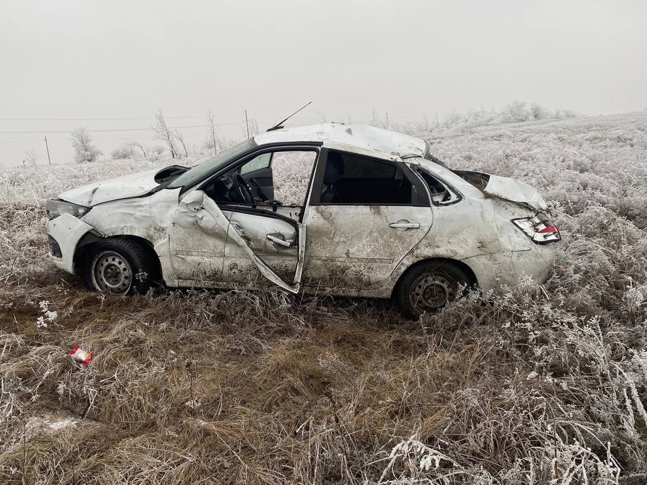 Водитель погиб, не справившись с управлением на трассе