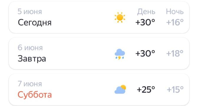 Гроза и дождь придут в Оренбуржье