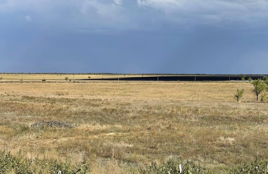 Потушили масштабный пожар на востоке Оренбуржья