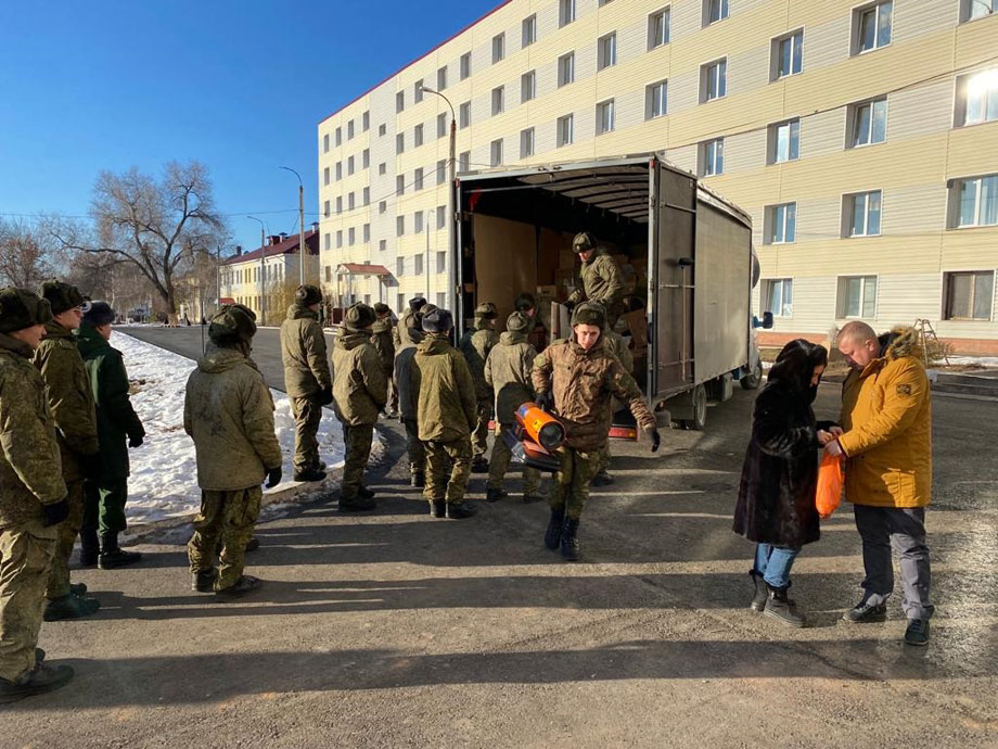 Гуманитарный груз доставили в Тоцк