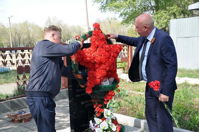 Почтили память воинов у сельских мемориалов 