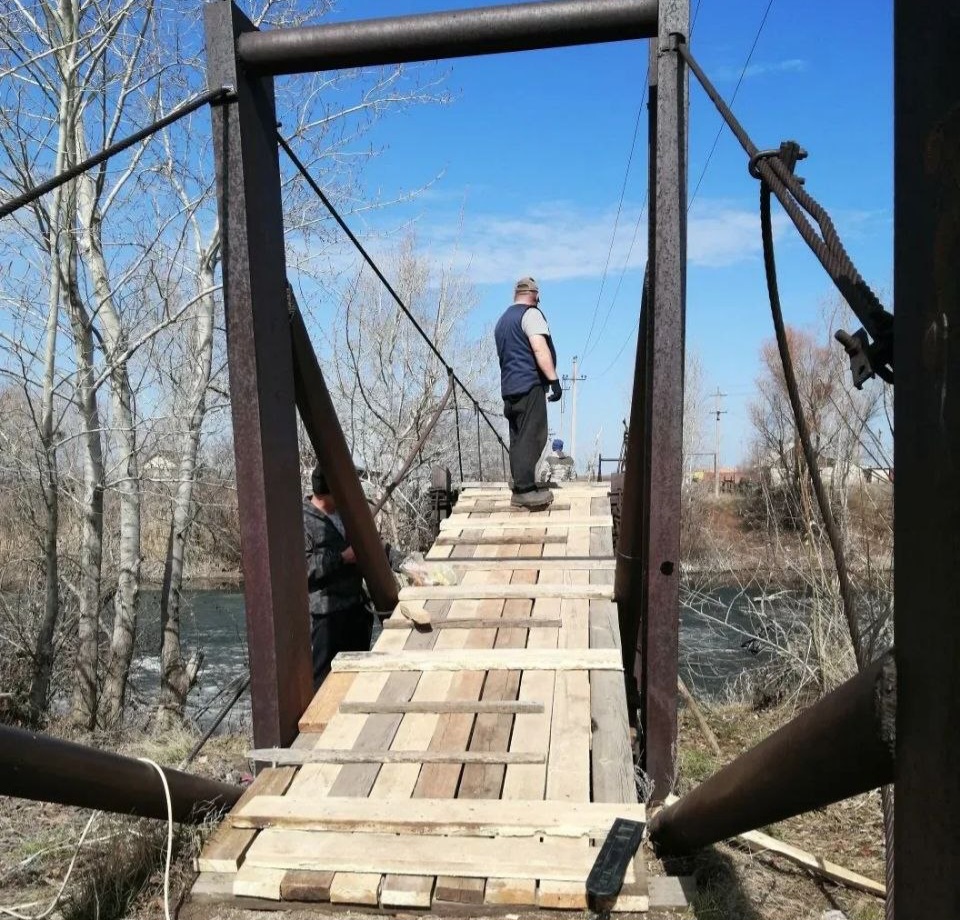 Как в Крыловке своими руками спасали важную переправу
