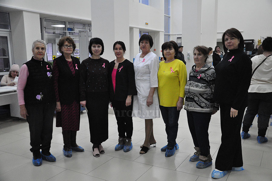Сила розовой ленточки. Больше 160 орчанок прошли осмотр в онкодиспансере