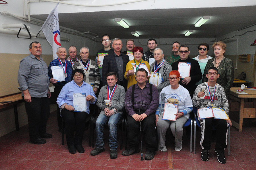 Непобедимая девятка. В отделении ВОИ подвели итоги спортивного года