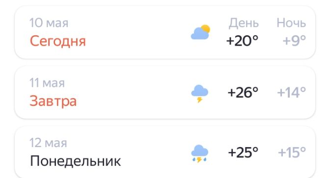 Погодные контрасты в Оренбургской области продлятся до 12 мая
