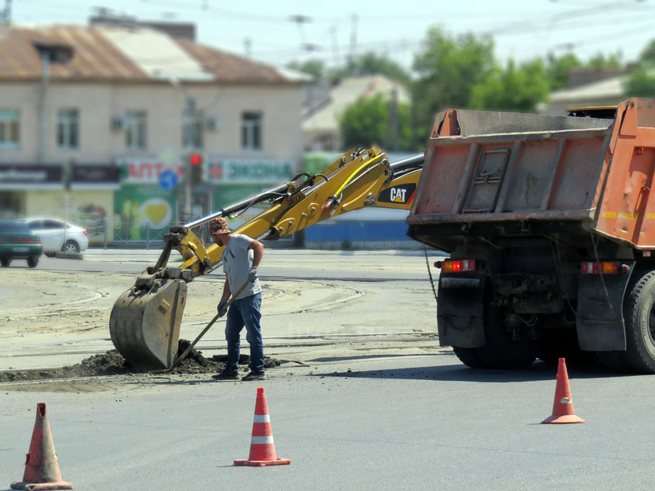 Поехали! Переезды на площади Гагарина начали приводить в порядок