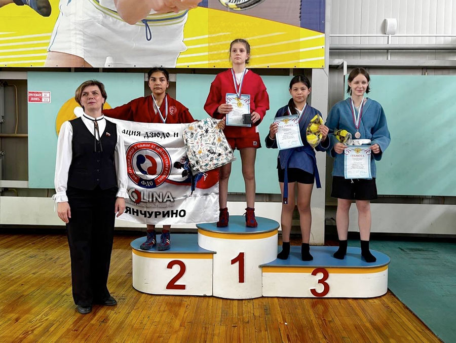 Собрали медали на татами