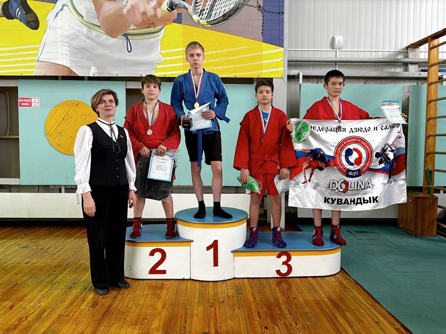 Собрали медали на татами