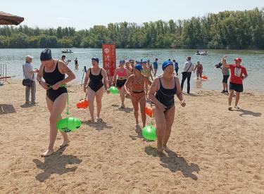 Пловцы вышли на большую воду