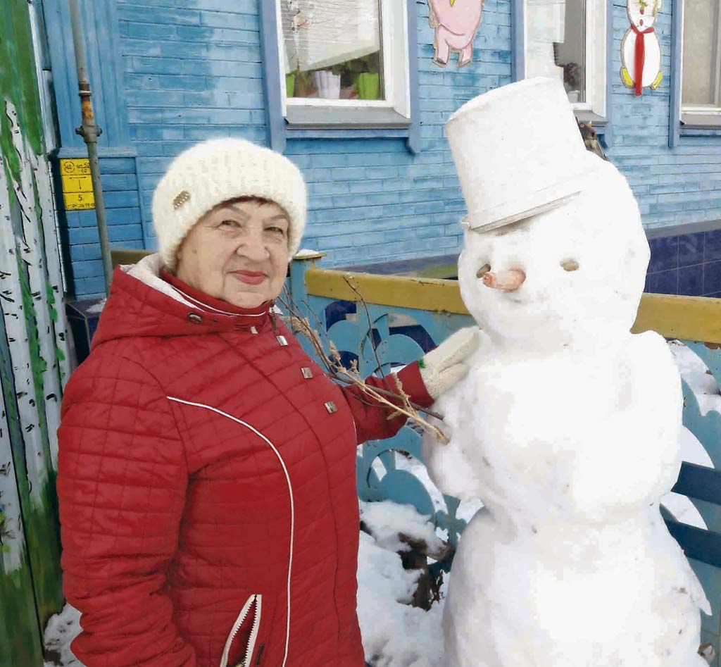 У мастера даже сугробы захрюкают