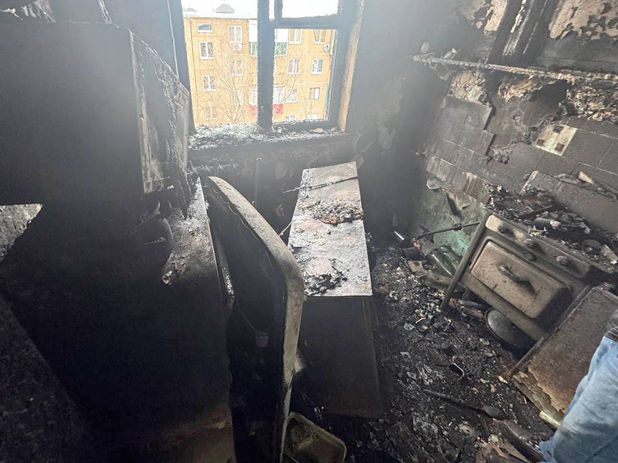 Без радио. Орчанин лишился приемника и имущества из-за пожара