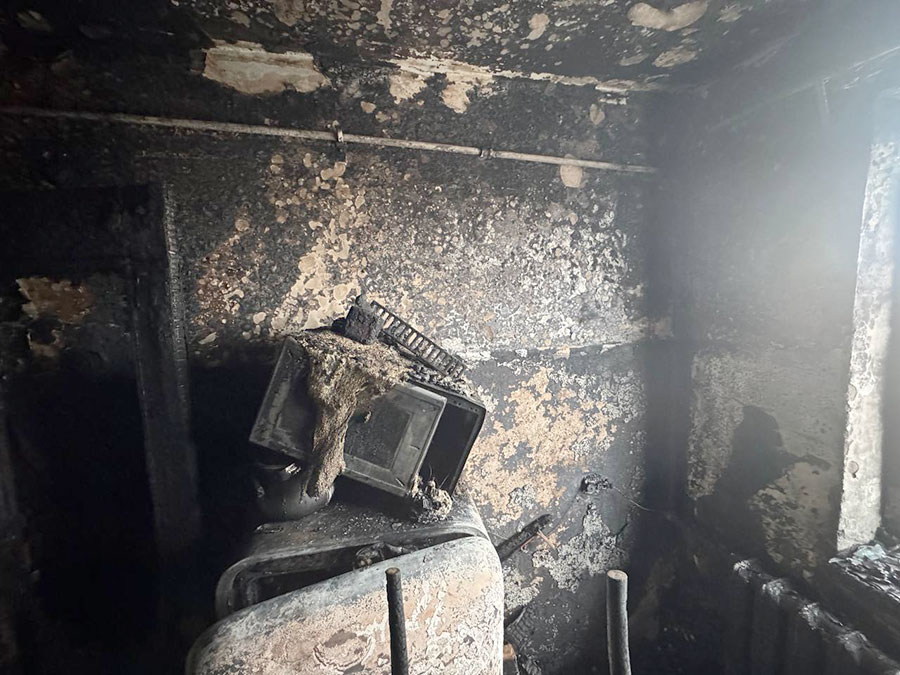 Без радио. Орчанин лишился приемника и имущества из-за пожара