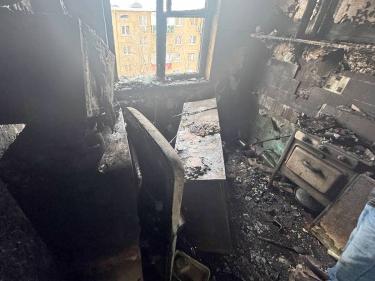 Без радио. Орчанин лишился приемника и имущества из-за пожара