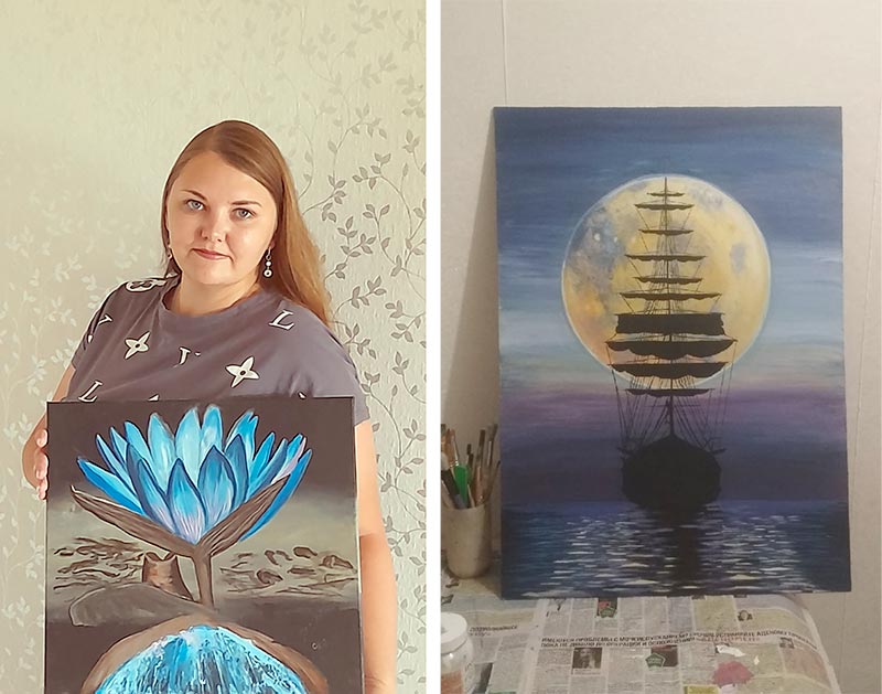 Ночное море Надежды Сидоровой