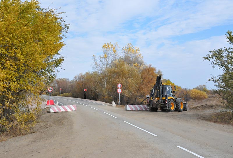 На Джанаталап! Строители сдали мост через Орь гораздо раньше