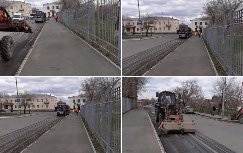 В Первомайском грейдируют дороги