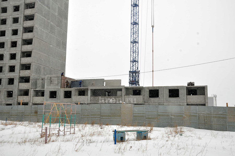 В Орске вырастет первая высотка. На улице Пацаева строят 12-этажный дом