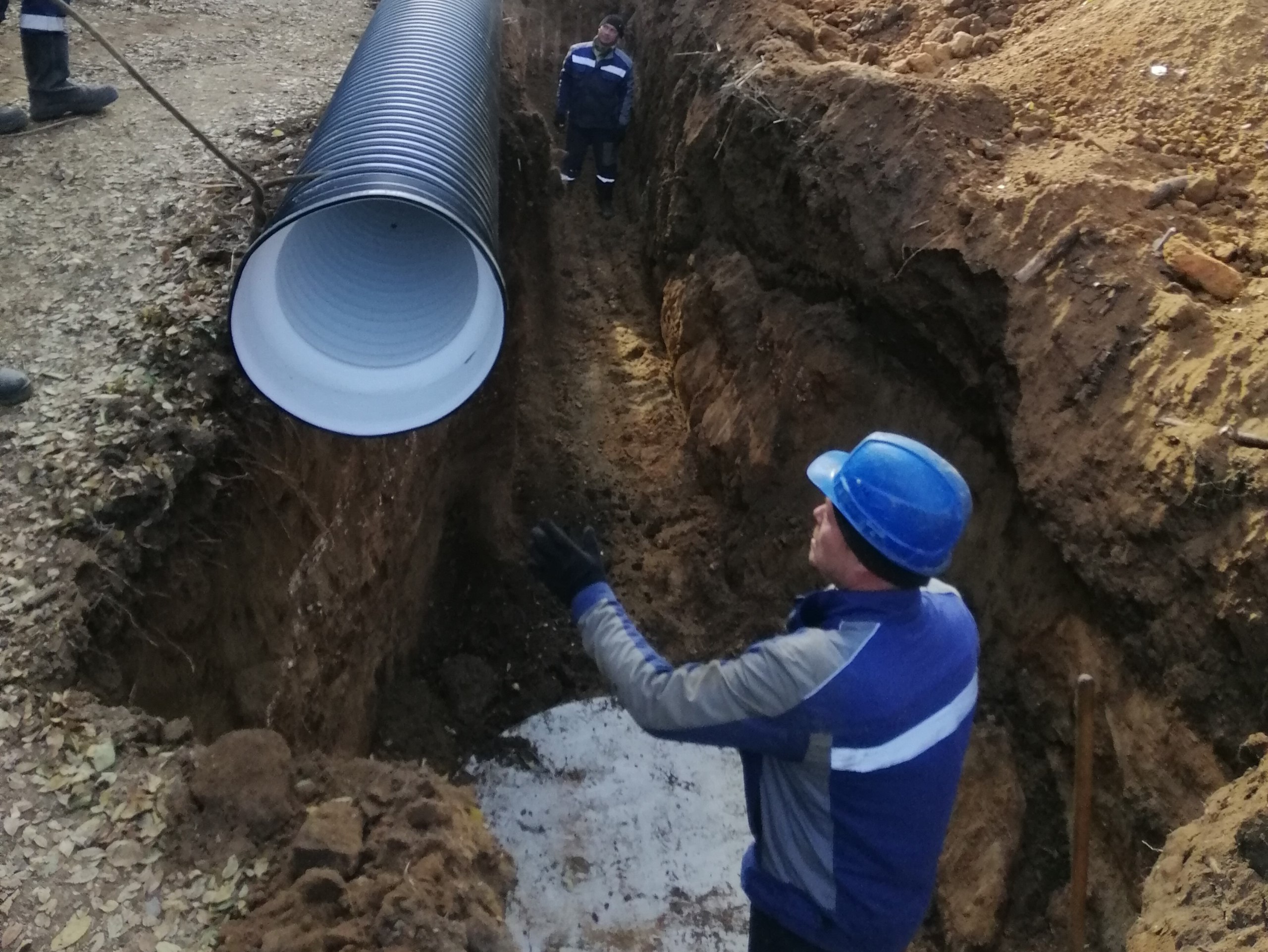 Ещё 200 метров нового коллектора