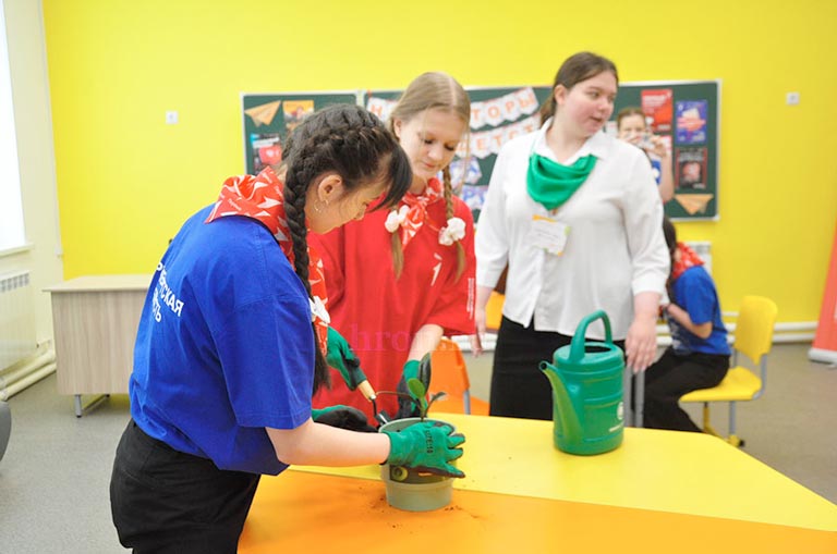 В геометрической прогрессии. После масштабного ремонта открыты два корпуса старейшей школы