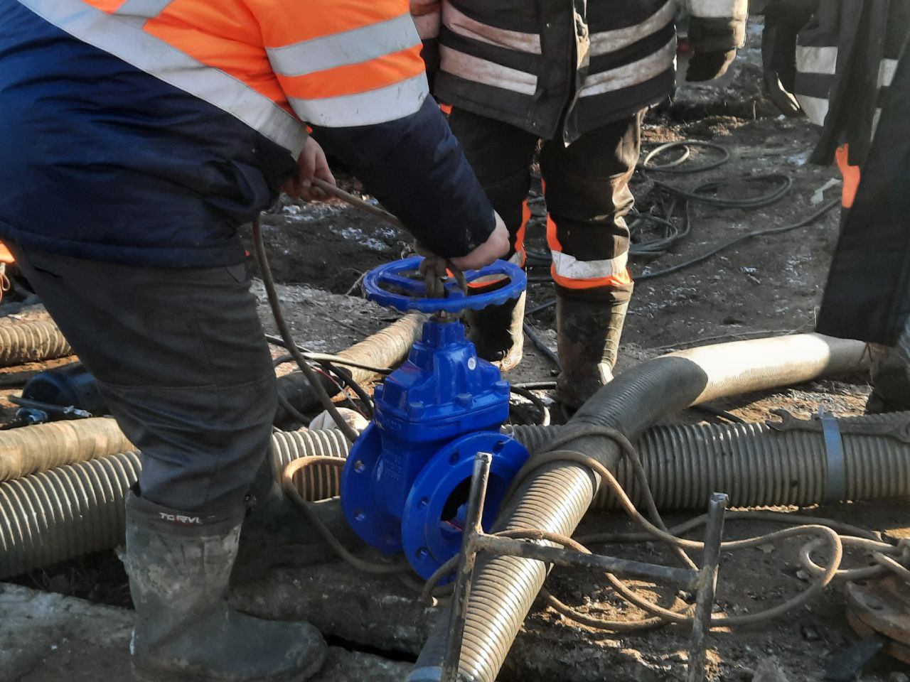 Ремонтные работы на водоводе завершены