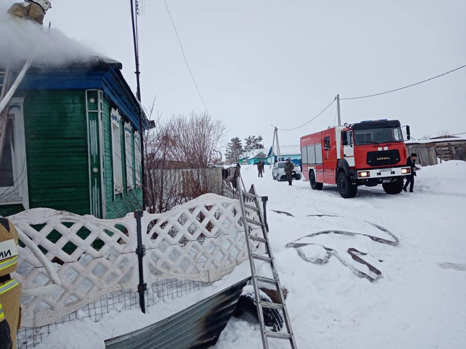 При пожаре в жилом доме погиб мужчина