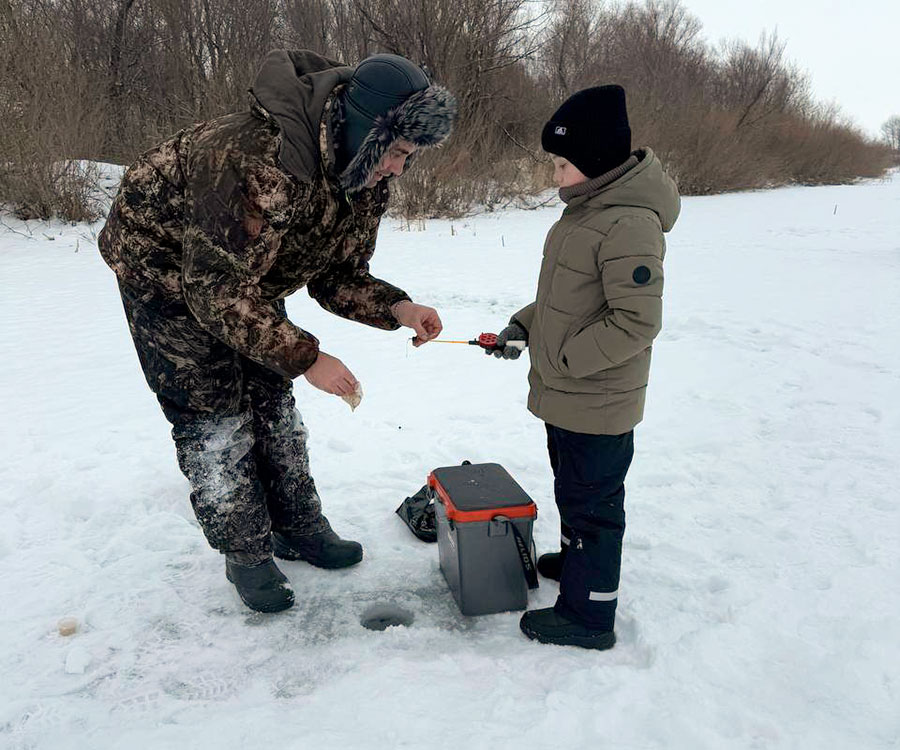 У кого улов крупнее?