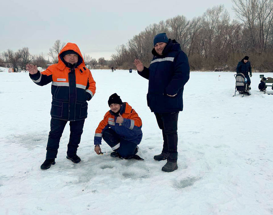 У кого улов крупнее?