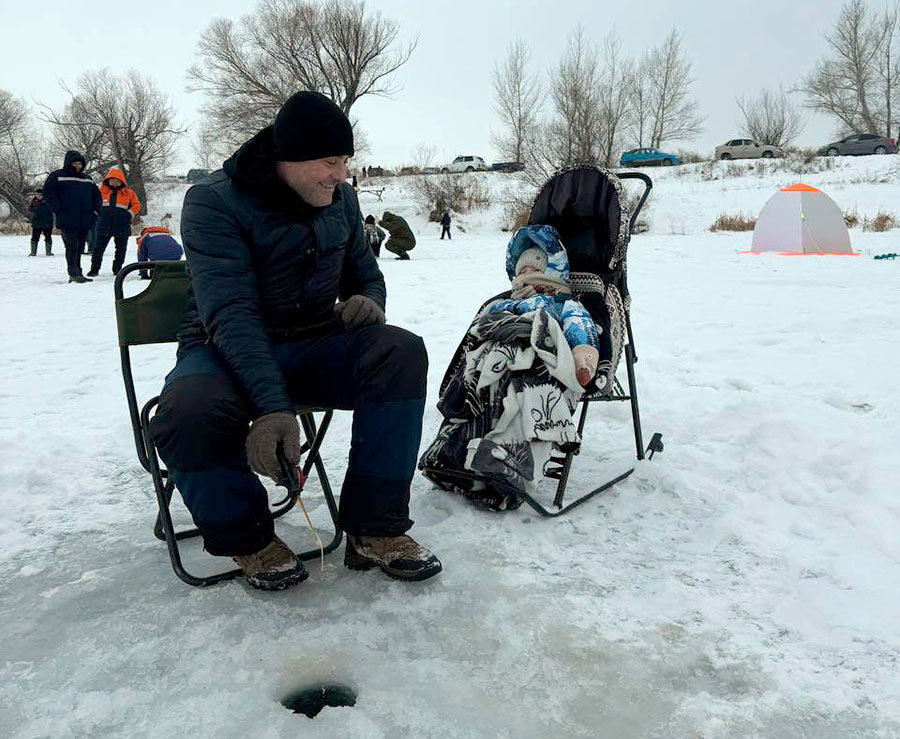 У кого улов крупнее?