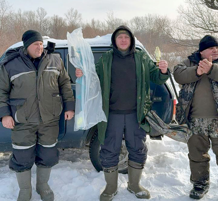 У кого улов крупнее?