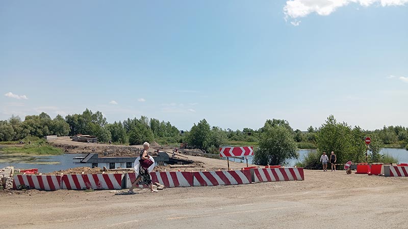 Вот такой шпунт Ларсена! Каким будет мост через Орь в районе Форштадта