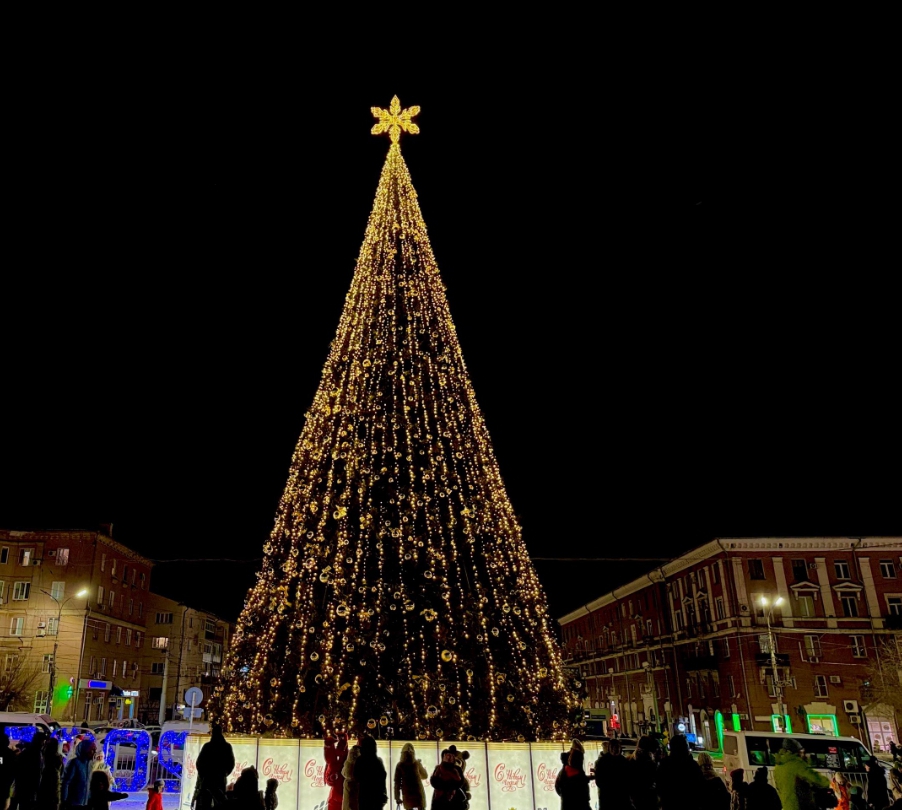 Торжественное открытие главной новогодней елки состоялось!