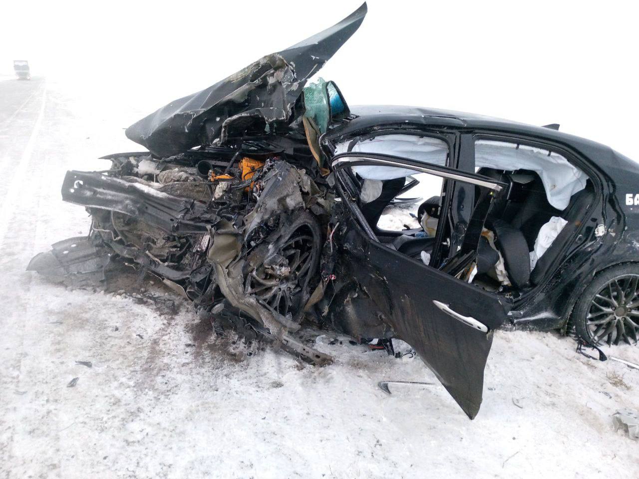 В лобовом столкновении под Абдулино погибли четыре человека