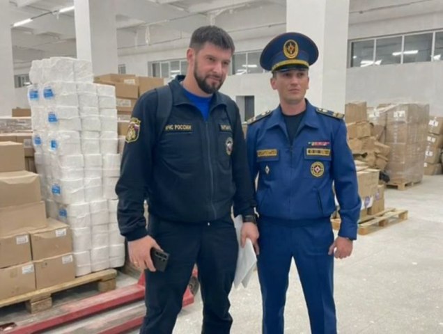 МЧС Кыргызстана доставило в Орск гуманитарный груз