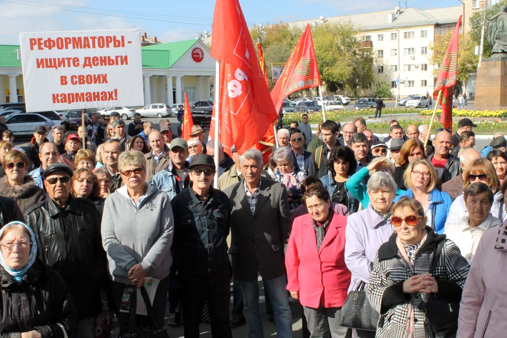 Митинговая активность пошла на убыль