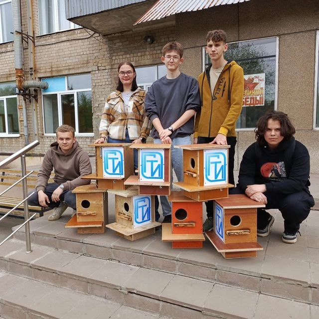 Новые жильцы в парке Строителей