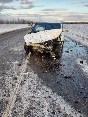 Пенсионер погиб в лобовом столкновении на трассе