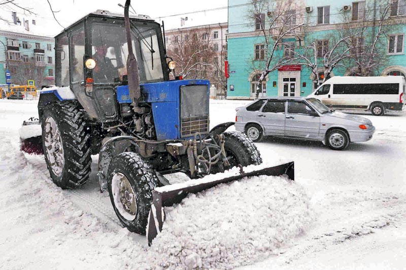 Город дождался снега. Но звать на помощь технику предприятий не пришлось