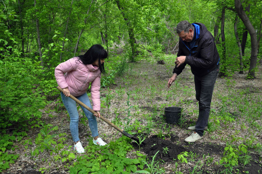 Не зарастет народная экотропа. «ОХ» внесла лепту в озеленение парка