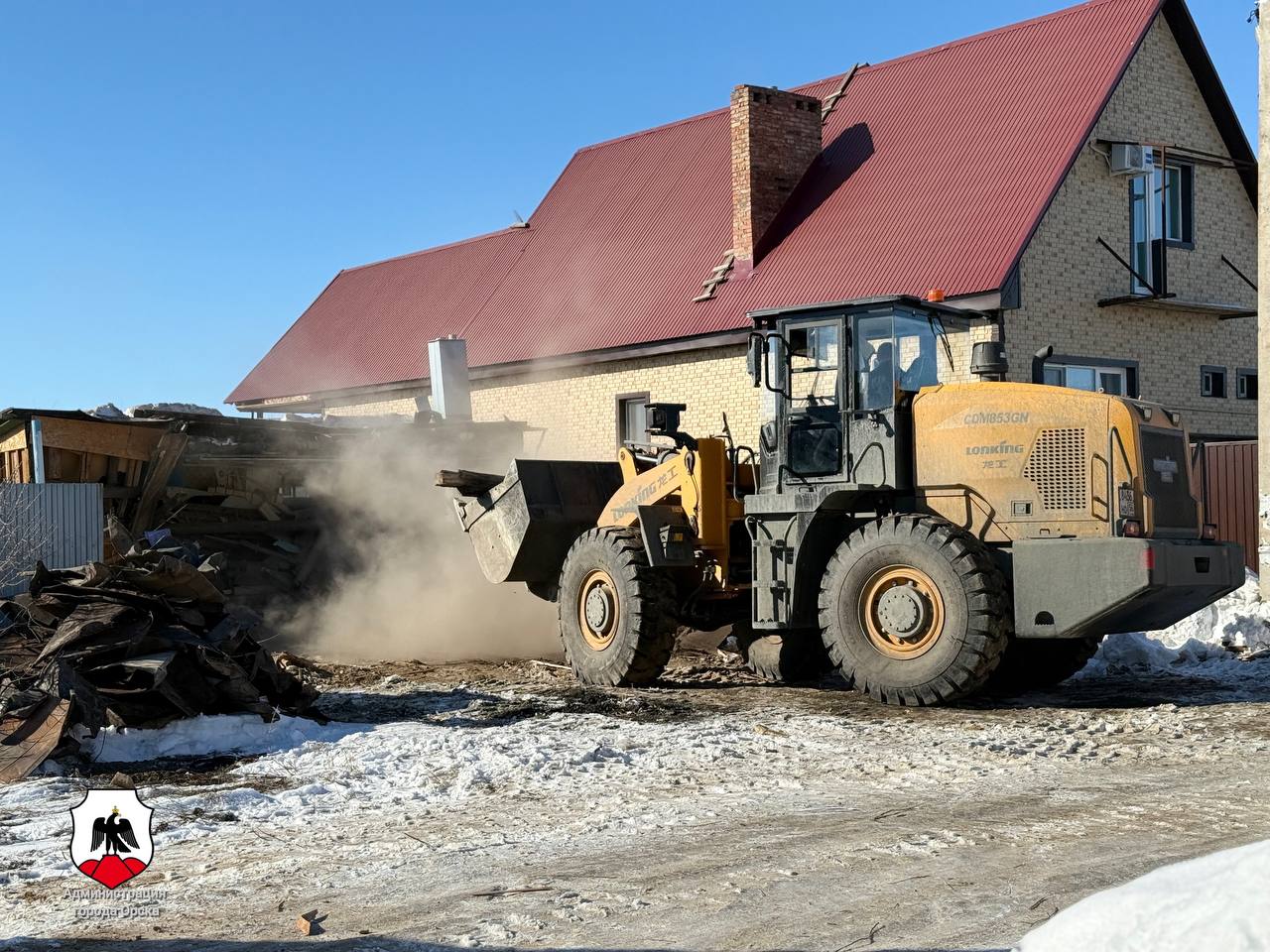 В Советском районе продолжается ликвидация последствий паводка: демонтировано более 150 аварийных домов