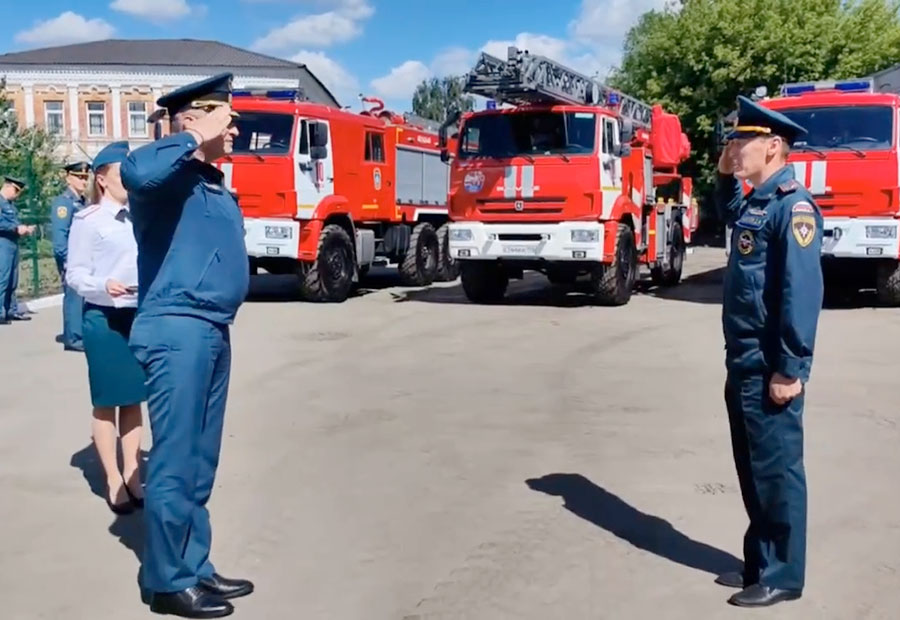 У пожарных пополнение автопарка