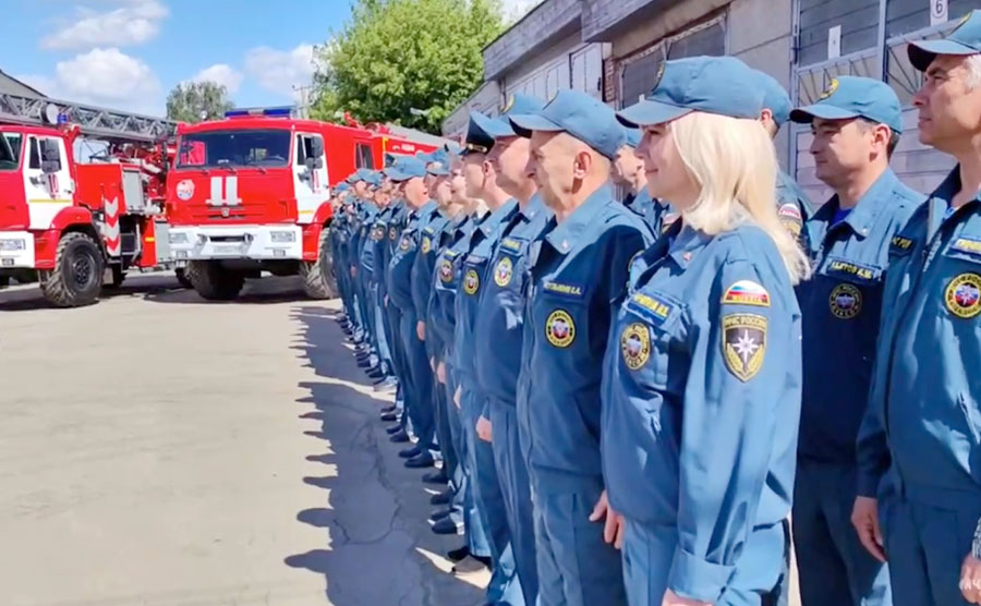 У пожарных пополнение автопарка