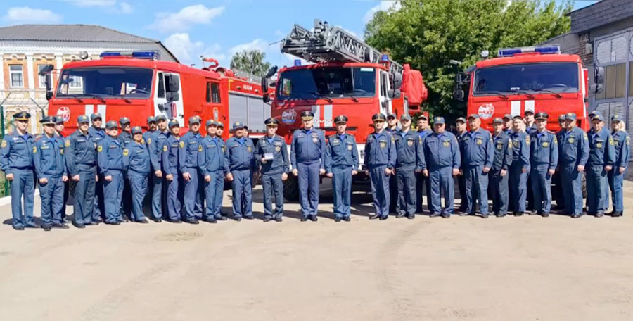 У пожарных пополнение автопарка