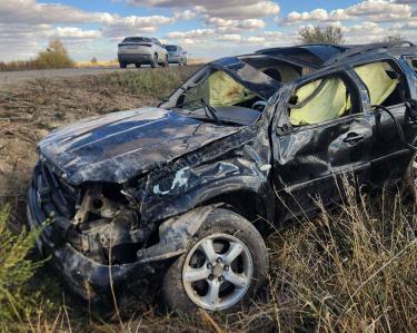 Поездка закончилась аварией